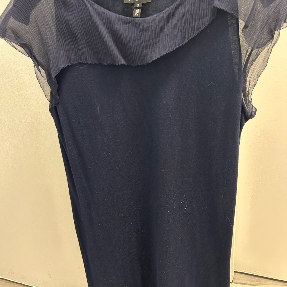 Escada Navy Blue Cardigan